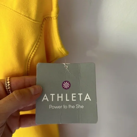 NWT Athleta Yellow tank - Picture 5 of 8